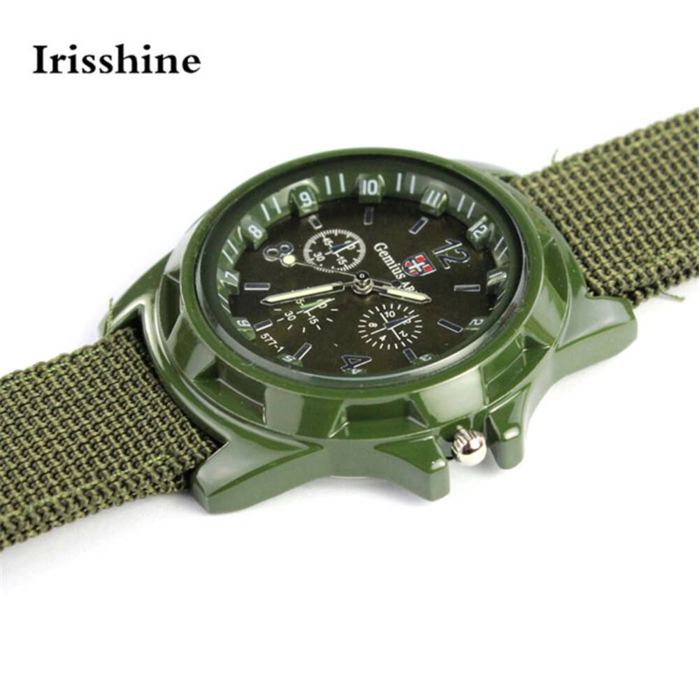 Men's wristwatch, lightweight, sports, military, stylish, gift, Father's Day, green｜Green - 画像8
