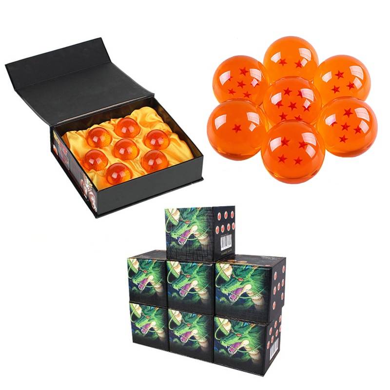 7個セット ドラゴンボール 水晶球セット 3.5CM 7星 クリスタルボール 1星球 2星球 3星球 4星 