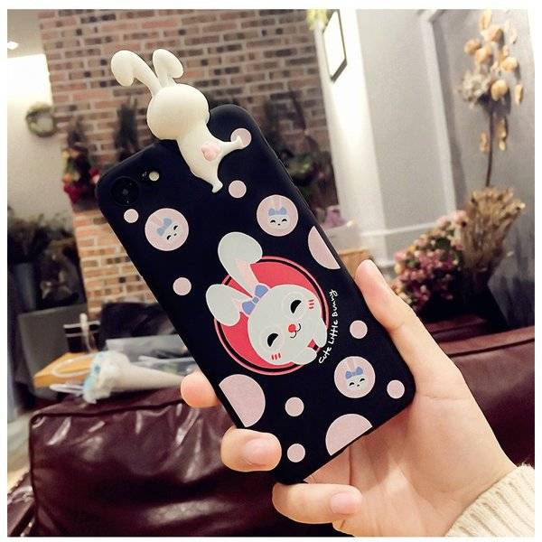 iPhone 8 スマホカバー かわいい かわいいウサギ-iPhone8plus バリエーション:かわいいウサギ-iPhone8plus｜バリエーション:かわいいウサギ-iPhone8plus