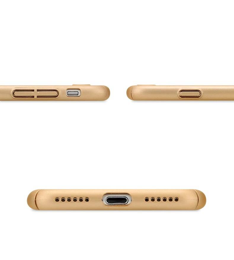 ウルトラスリム 360度 フルボディ プロテクション ケースカバー iPhone X 10 8 7 6s Plus 9H 強化ガラス スクリーンプロテクター 