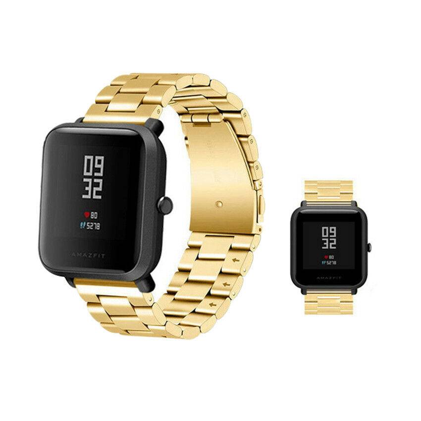 シャオミ アマズフィット 腕時計 交換用ベルト 20mm幅 ステンレスバンド xi 