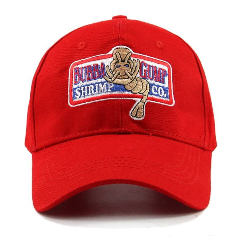 BUBBA GUMPSHRIMP ベース ボール キャップ 野球帽 帽子 スポーツ プリント ロゴ テキスト 刺繡 デザイン カジュアル ソリッド ハット 男性 女性 スナップバック アウトドア ヒップホップ ストリートウェア サマー カジュアル フォレス