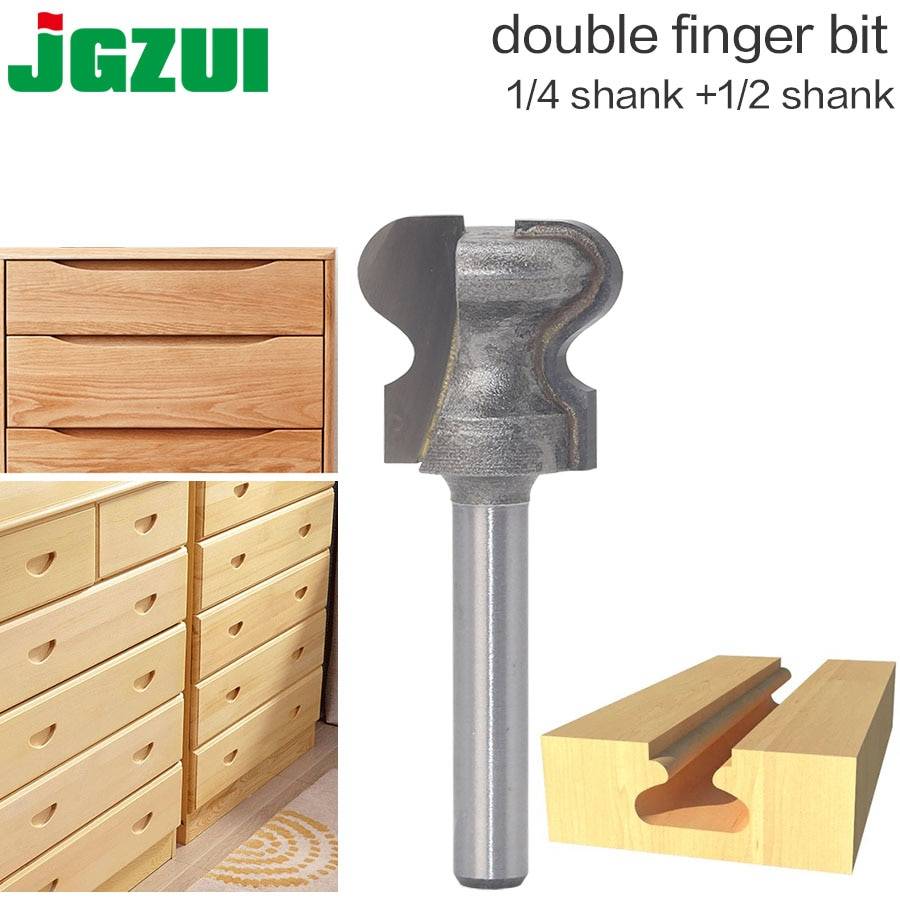 ツール　工具　ルータービット　1/2 1/4シャンク　取っ手　木工　エンドミル　電動ドリル　フライスカッター