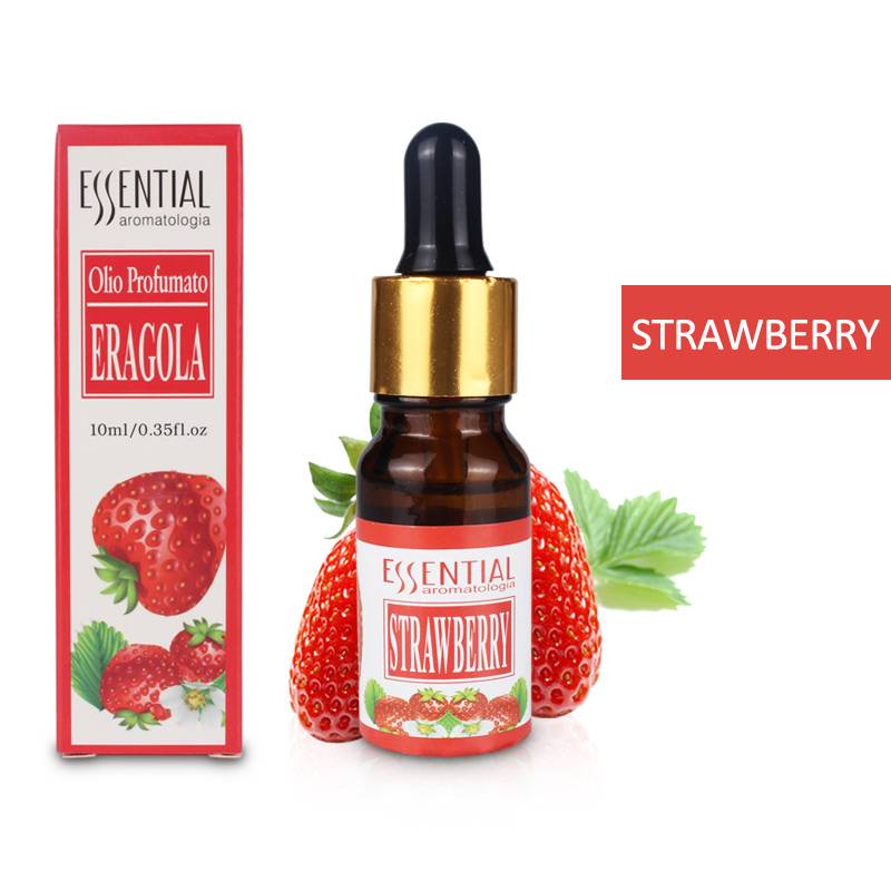 エッセンシャルオイル いちご ストロベリー アロマオイル フレグランス 精油 リラックス 10ml 