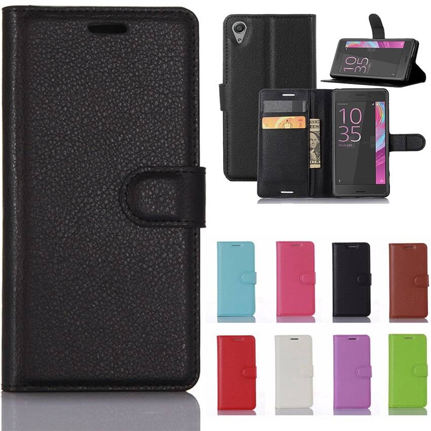 Sony Xperia XF5121 F5122 スマホケース スマートフォン スタンド ブラック｜ブラック