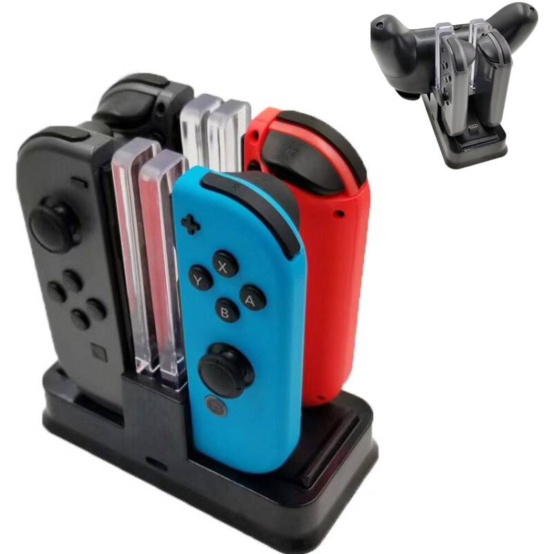 ニンテンドースイッチ コントローラ 充電器 充電ドック ジョイコン NS プロコントローラ Ledインジケータ 