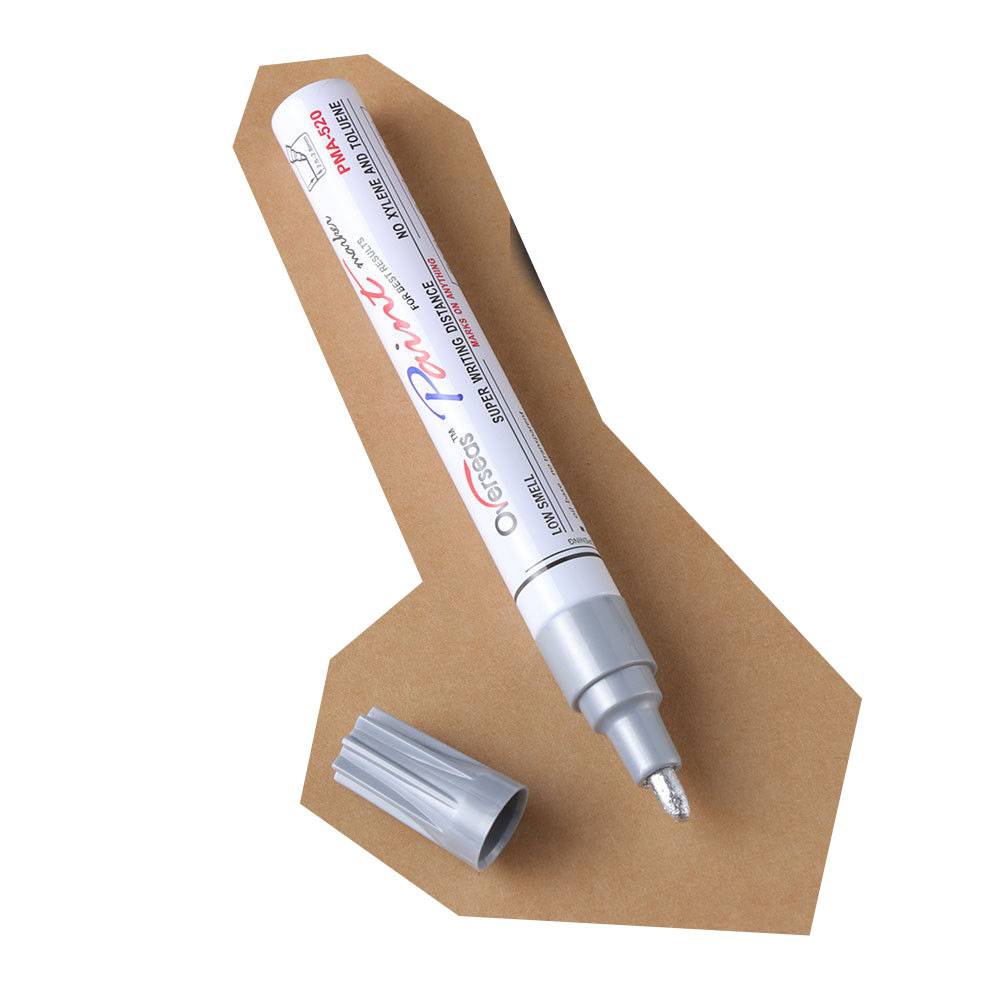 タイヤ カー アップ タッチ ペン 修理 ペイント マーカー スクラッチ   シルバー｜シルバー - 画像4