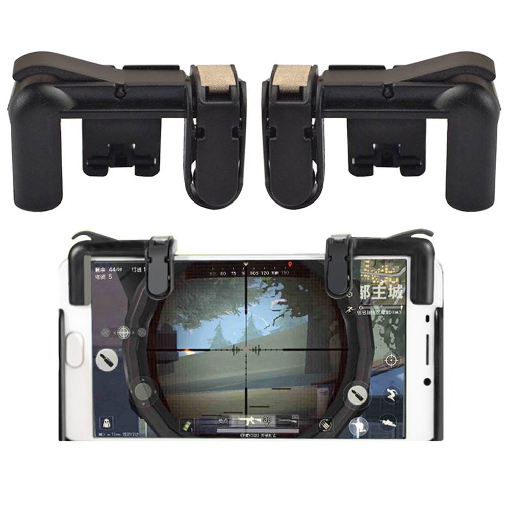 スマホ ゲーム用 コントローラー スマートフォン PUBG コントローラー ゲームトリガー FPS