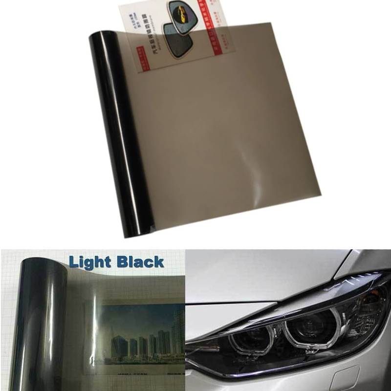 Car Film 30x100cm Light Smoke Headlight and Tail Light Protection Film, Universal Type, Light Black｜Light Black - 画像2