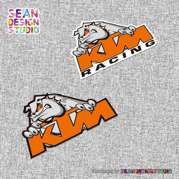 KTM デューク 200 390 690 990 790 1290 SDR 対応 バイク ステッカー A-9x6cm