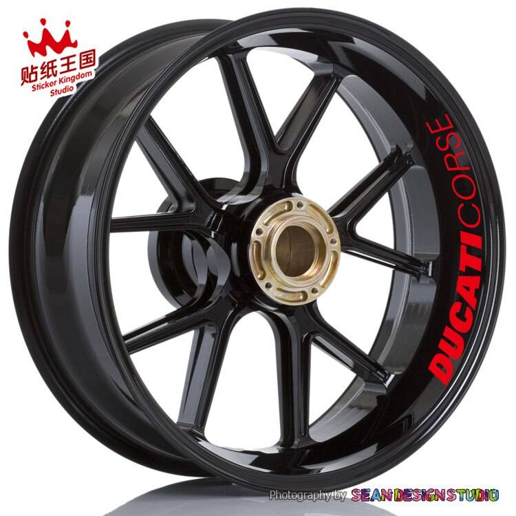 リム デカール ステッカー リアリム DUCATI モンスター 696 821 848 899 959 1098 1199 1299 V4S ディアベル ムルチストラーダ ハイパーモタード ホイール ステッカー リフレクティブ