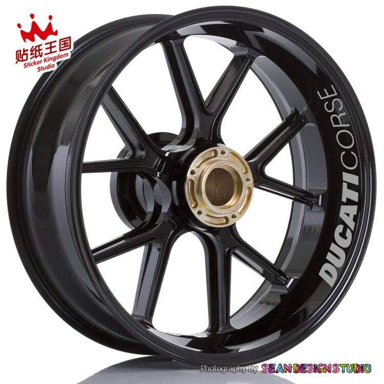 リム デカール ステッカー リアリム DUCATI モンスター 696 821 848 899 959 1098 1199 1299 V4S ディアベル ムルチストラーダ ハイパーモタード ホイール ステッカー リフレクティブ