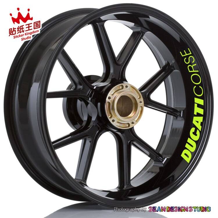 リム デカール ステッカー リアリム DUCATI モンスター 696 821 848 899 959 1098 1199 1299 V4S ディアベル ムルチストラーダ ハイパーモタード ホイール ステッカー リフレクティブ
