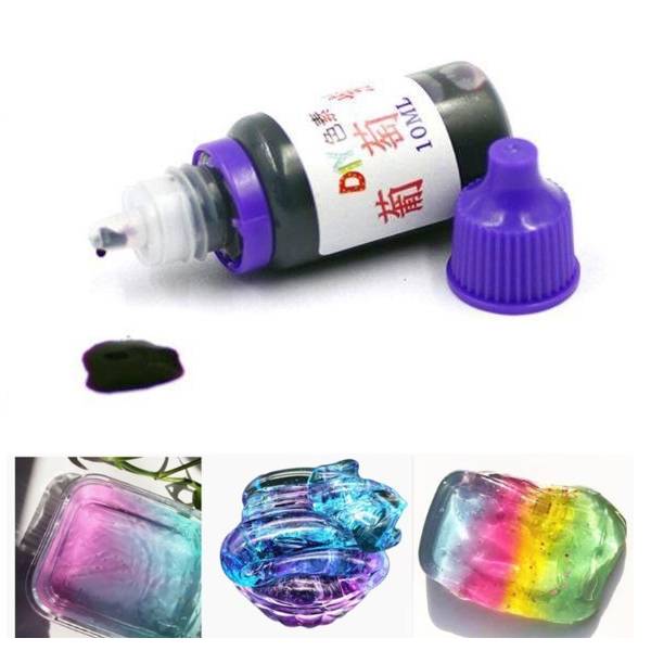 Slime coloring dye decoration safe clay DIY toy children modeling clay purple｜Purple - 画像2