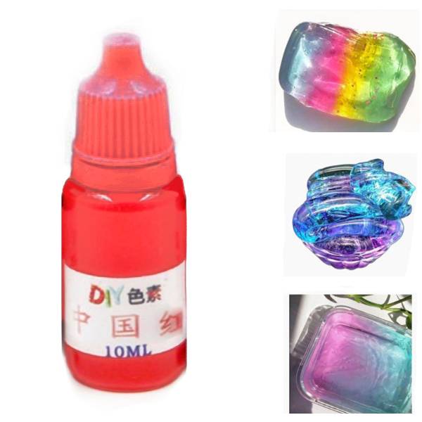 Slime dye, color, transparent slime, charms, filler, decoration, accessories, slime, red｜Red - 画像2