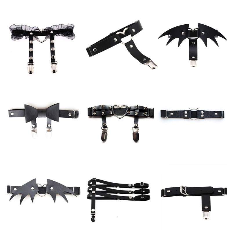 ガーターベルト クリップ ハイソックス タイツ おしゃれ 靴下留め ソックスガーター セクシー レフト｜レフト