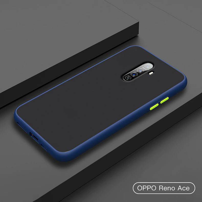 ケース ハードPC 透明 マット スリム 保護 バックカバーケース OPPO Realme X2Pr  青｜青 - 画像2