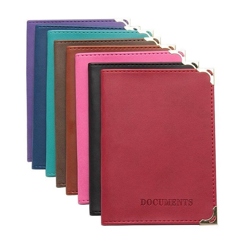 Card case, wallet, business card holder, PU leather, driver's license holder, stylish, simple, plain, rose red｜Rose red - 画像2