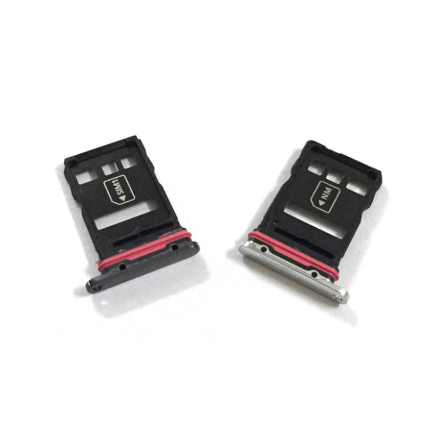 ファーウェイ シム Huawei P40 SIM カード トレイ スロット ホルダー アダプター ソ  白