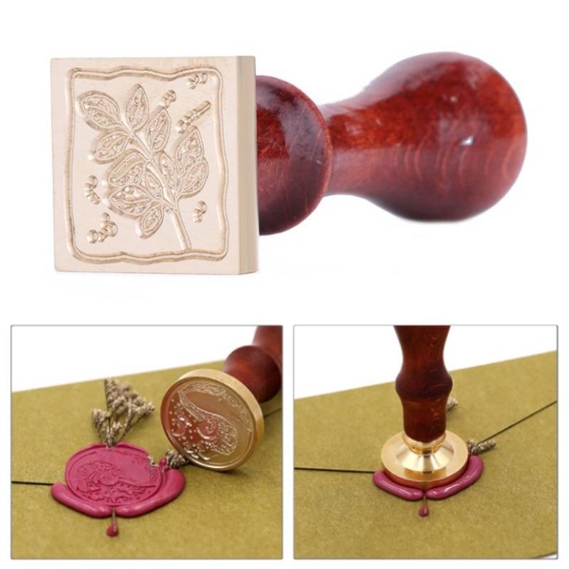 diy ヘッド クラフト 結婚式 アート レトロ ヴィンテージ アンティーク 正方形 木製ハンドル  C葉｜C葉 - 画像2