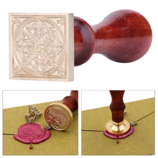 シーリングスタンプ 切手 アンティーク風 ワックス diy クラフト 結婚式 招待 手紙 E切手｜E切手 - 画像2