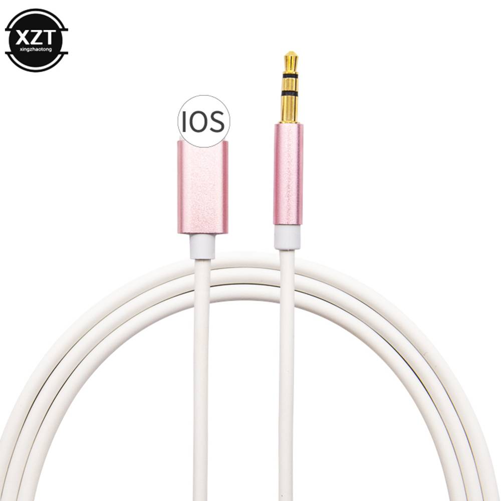 iPhone XS 7用 Auxコンバーターオーディオジャック|携帯電話 金-1メートル｜Gold - 1 meter - 画像2