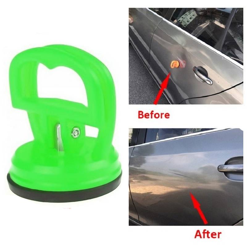 車凹み 修理器具 吸盤 引き抜き工具 デントリペア バキュームリフター 凹みを直す｜緑 - 画像2
