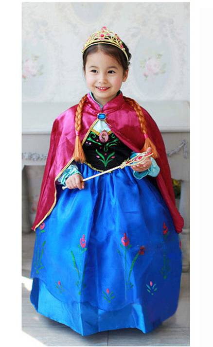 Dress, Princess Cosplay, Children's, One-Piece, "Snow White", Affordable, 4-Piece Set, Gift｜110cm - 画像2