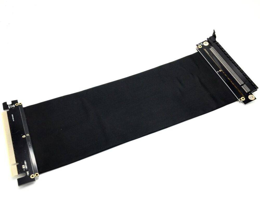 EZDIY-FAB PCI Express PCIe3.0 16x Flexible Cable ライザー 