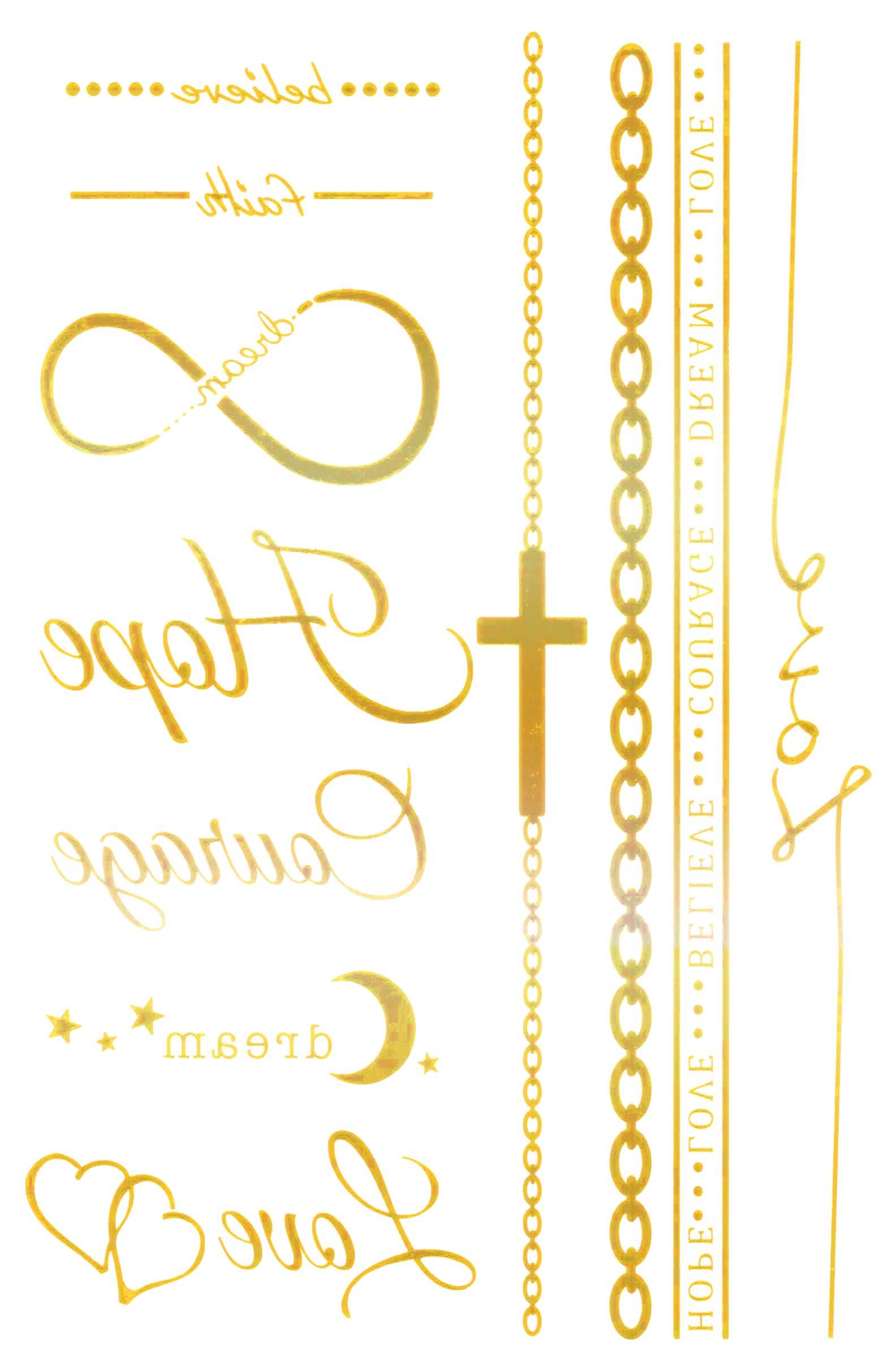 Tattoo stickers, metallic body stickers, pool, sea, summer, beach, festival, cosplay, tropical, ethnic style, 005｜005 - 画像2