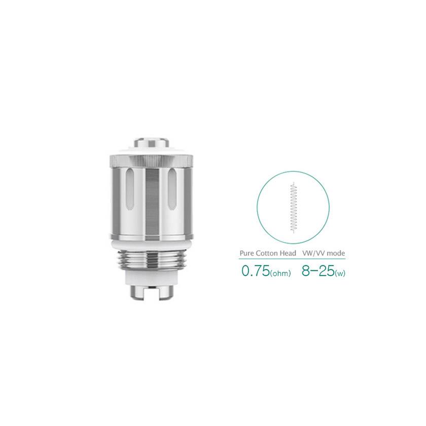イーリーフ Eleaf GS Air コイル アトマイザーヘッド 510スレッド Ijust Mini Stick 0.75ohm