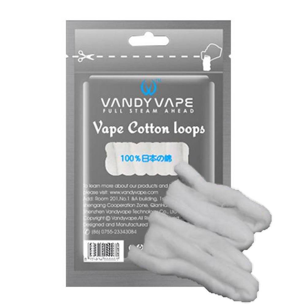 バンディベープ Vandyvape コットンループ 100％日本製綿 電子煙草 リキッド オーガニックコットン