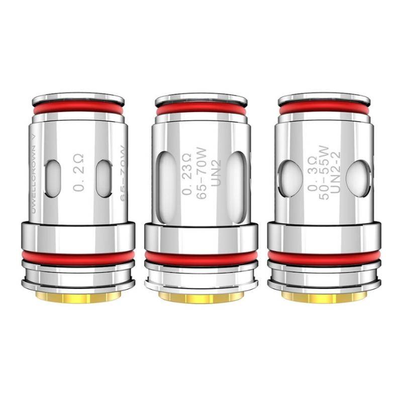 ユーウェルUwell　Crown5 タンク 交換用コイル 4個パック 0.2ohm 0.2ohm 