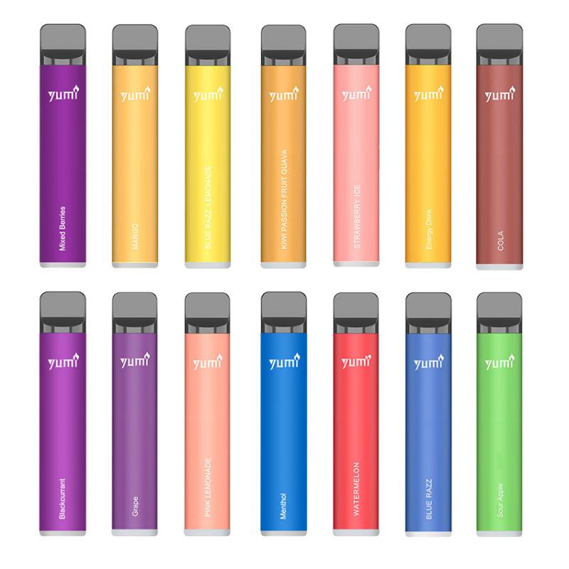 使い捨て 電子タバコ ユミバー ベイプ VAPE Yumi Bar 1500パフ 4  14スイカ