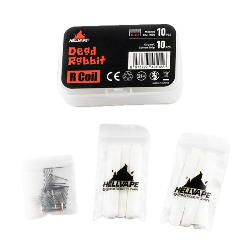 ワイヤ コイル タンク用 10個/パック Rabbit Ka1 De メッシュ0.2ohm メッシュ0.2ohm 