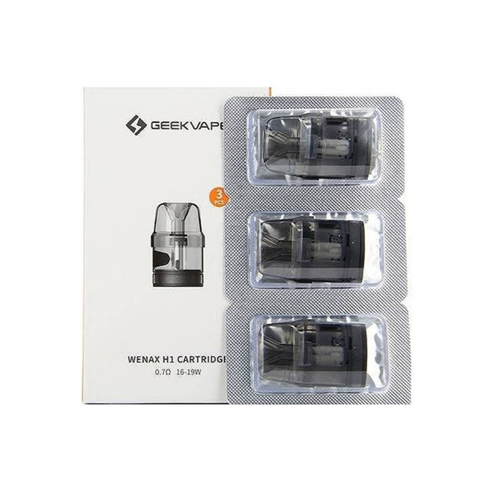 ギークベープ Geekvape Wenax H1 ウェナックス ポッドカートリッジ 2.5ml (3個/パック)｜1.4ohm 