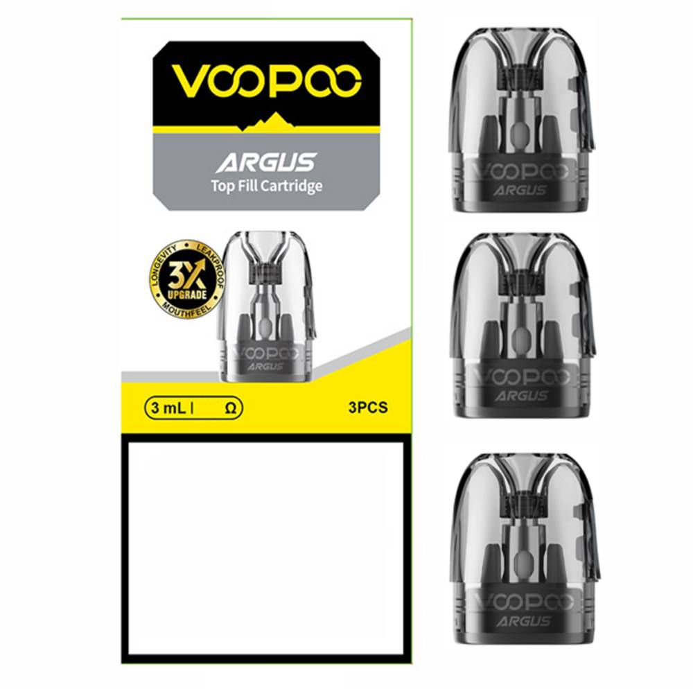 アーガス ブープー Voopoo Argus ポッド カートリッジ 3ml 0.7ohm｜0.7ohmトップフィリング - 画像4