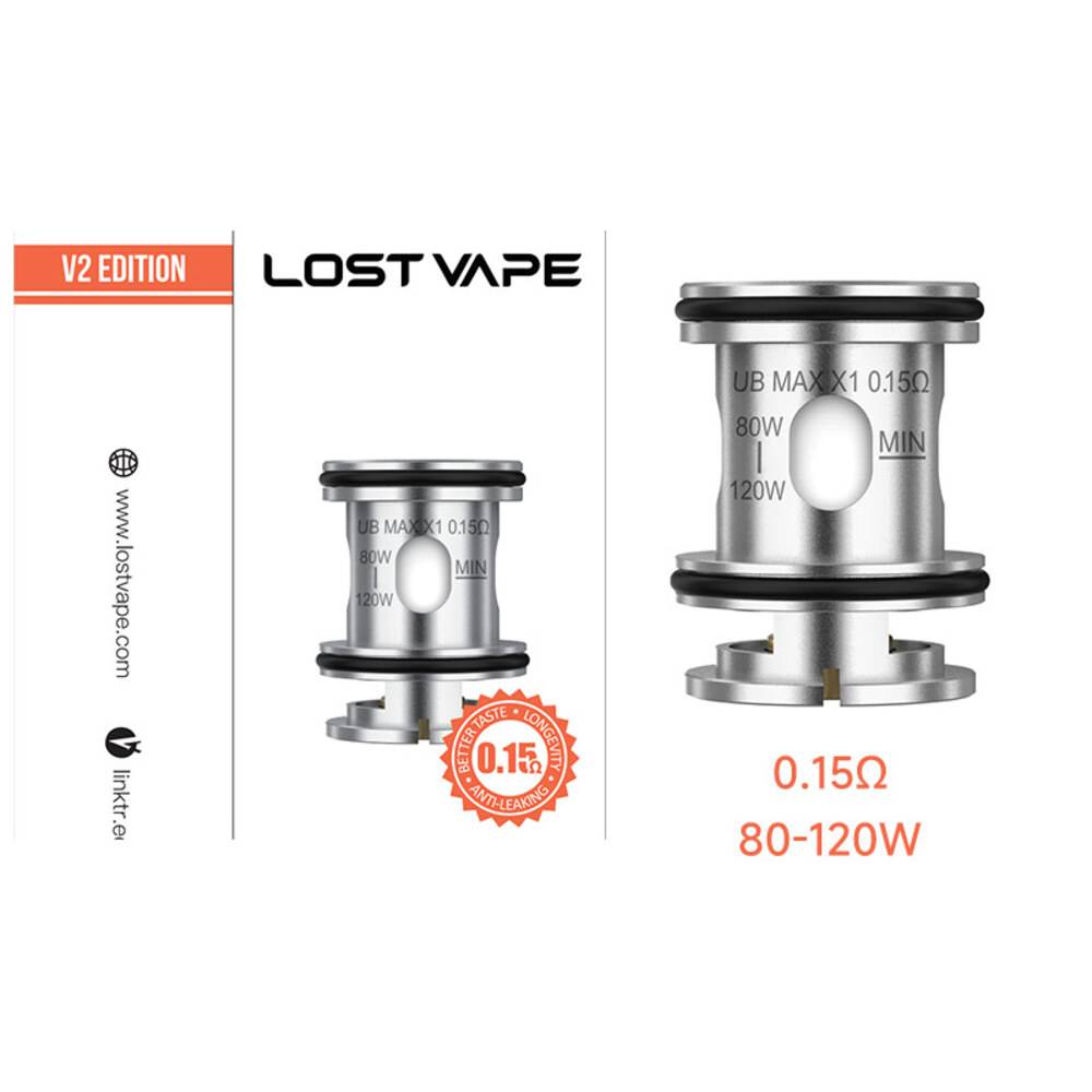 ロストべイプ Lost Vape Centaurus Q200 キット用 UB Max 交換コイル