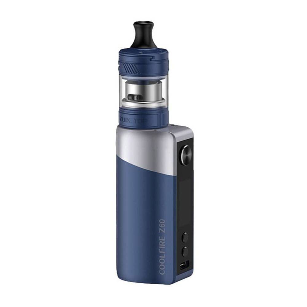 イノキン Innokin Coolfire Z60 クールファイヤー ボックスモッドキット Zlideタンクアトマイザー付き｜ブルー