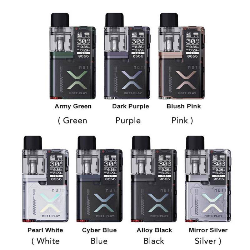 MOTI Play モティプレイ ポッドシステムキット 900mAh 2ml プラ  ブラック