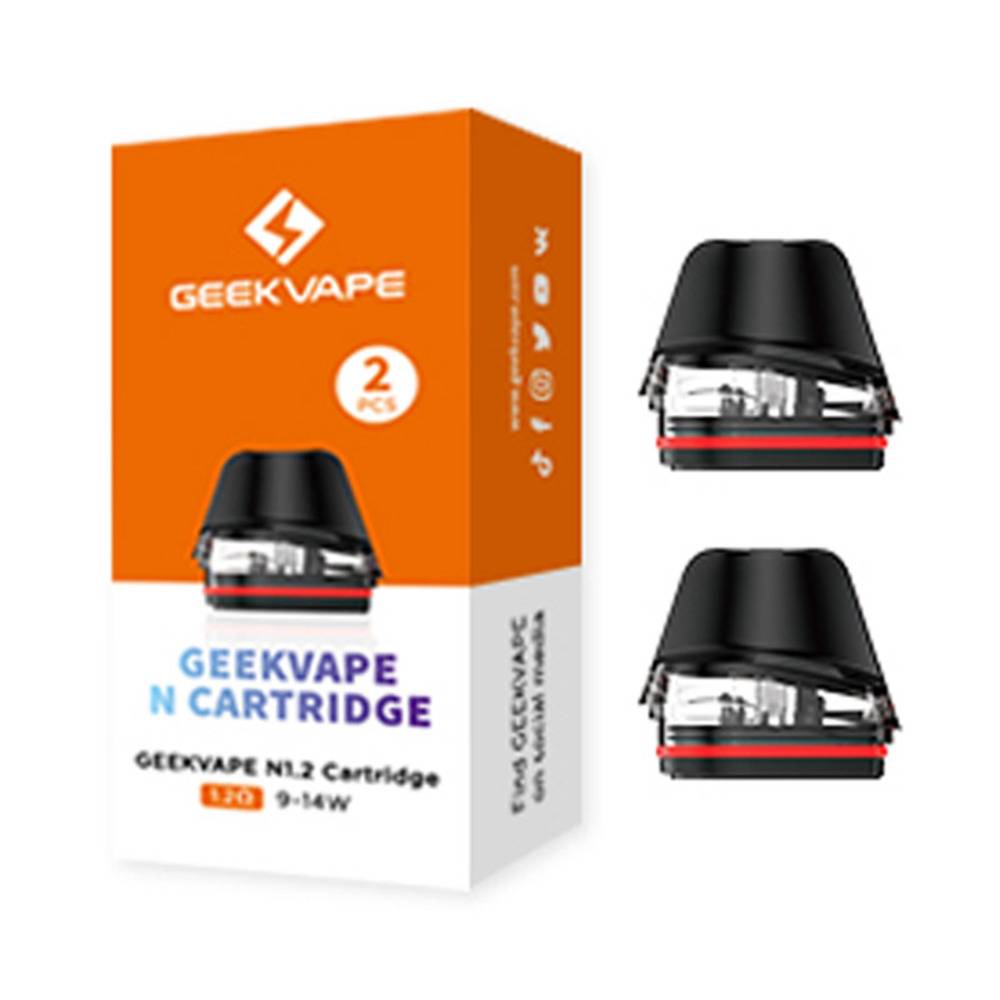 ギークベープ Geekvape N ポッドカートリッジ 2ml (2pcs/pack)｜1.2ohm 