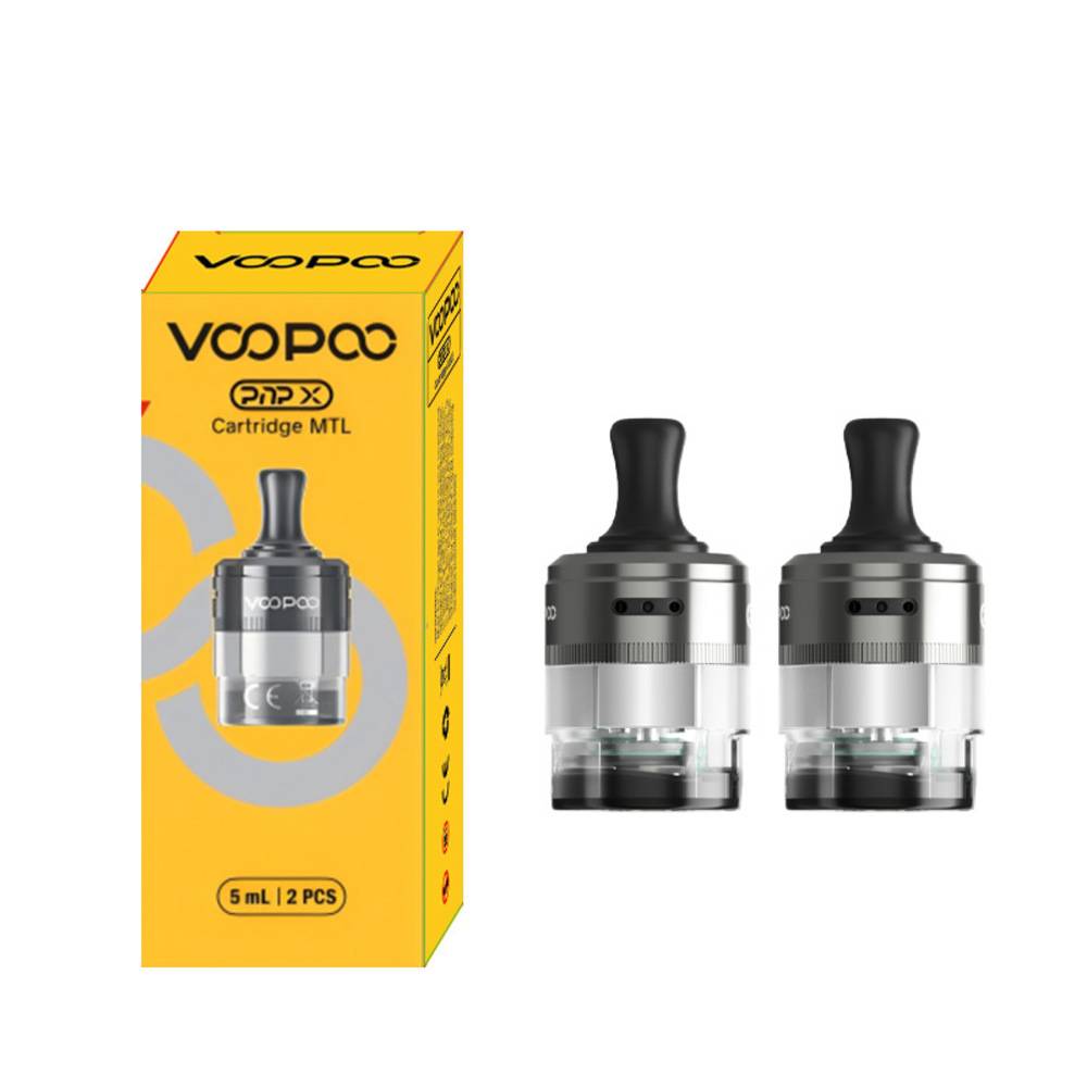 ブープー VOOPOO PnP X カートリッジ MTL 5ml 2個 パック Drag  グレー