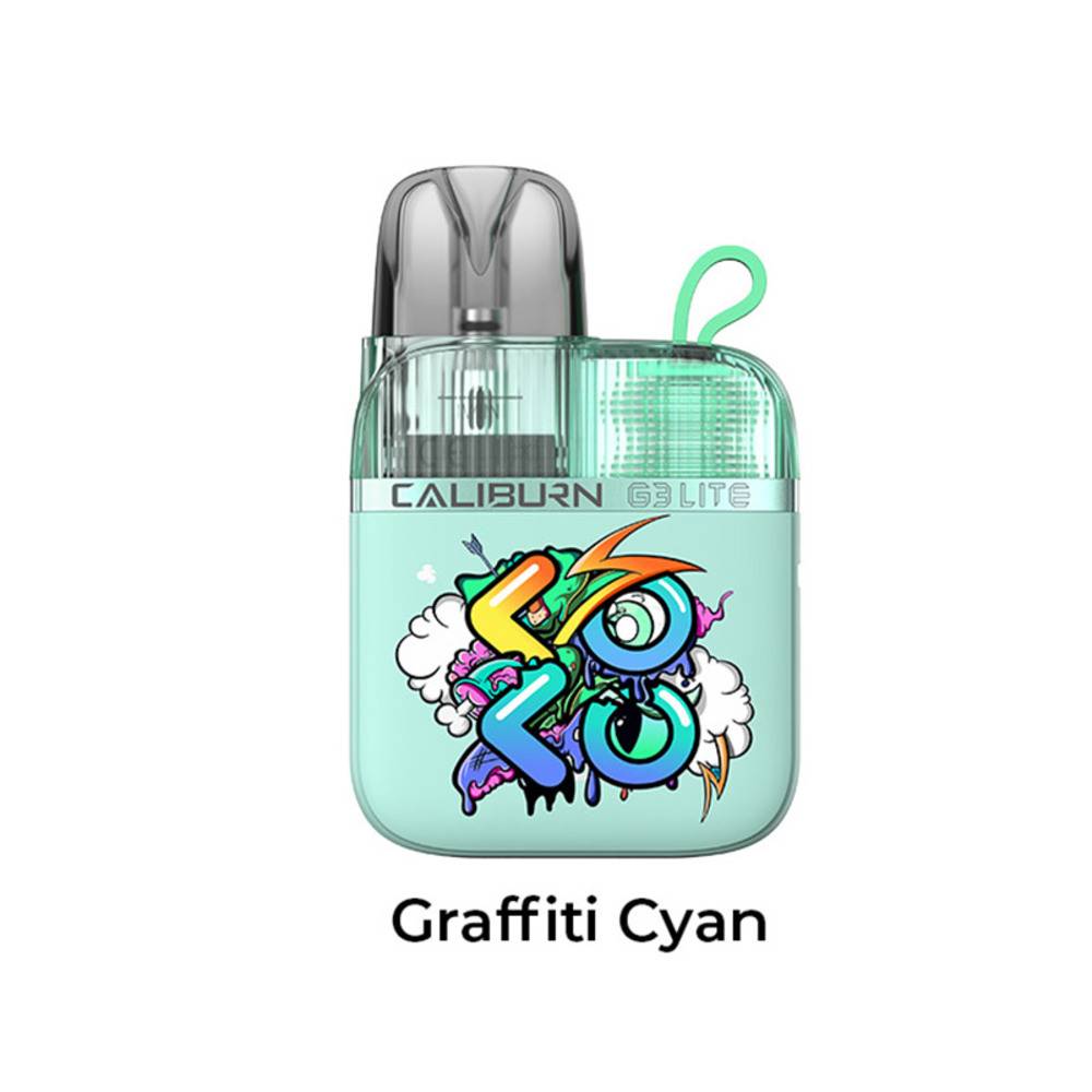 ユーウェル Uwell Caliburn G3 Lite KOKO カリバーン ポッド システム キット 1200mAh 2.5ml｜シアン