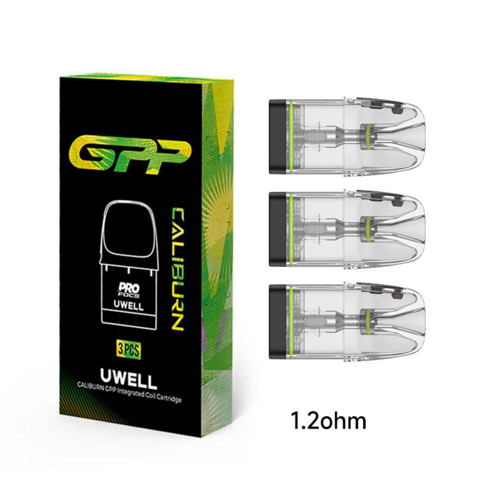 Uwell アップグレード Caliburn GPP カリバーン カートリッジ 3ml G5 Lite G4 G3 KoKo｜1.2ohm 