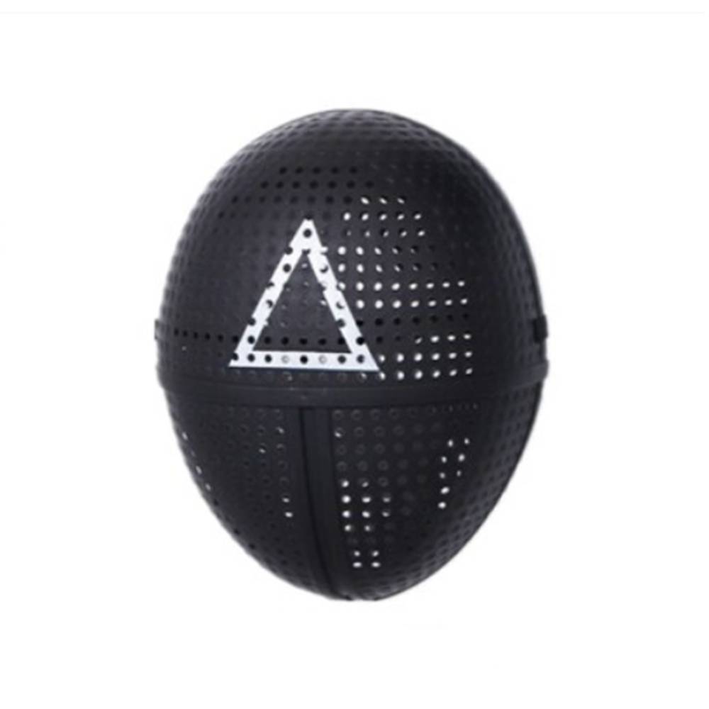 ハロウィン イカゲーム コスプレ マスク 三角形 仮面 小道具 コスプレ 衣装 忘年会 パーティー イベント  - 画像3