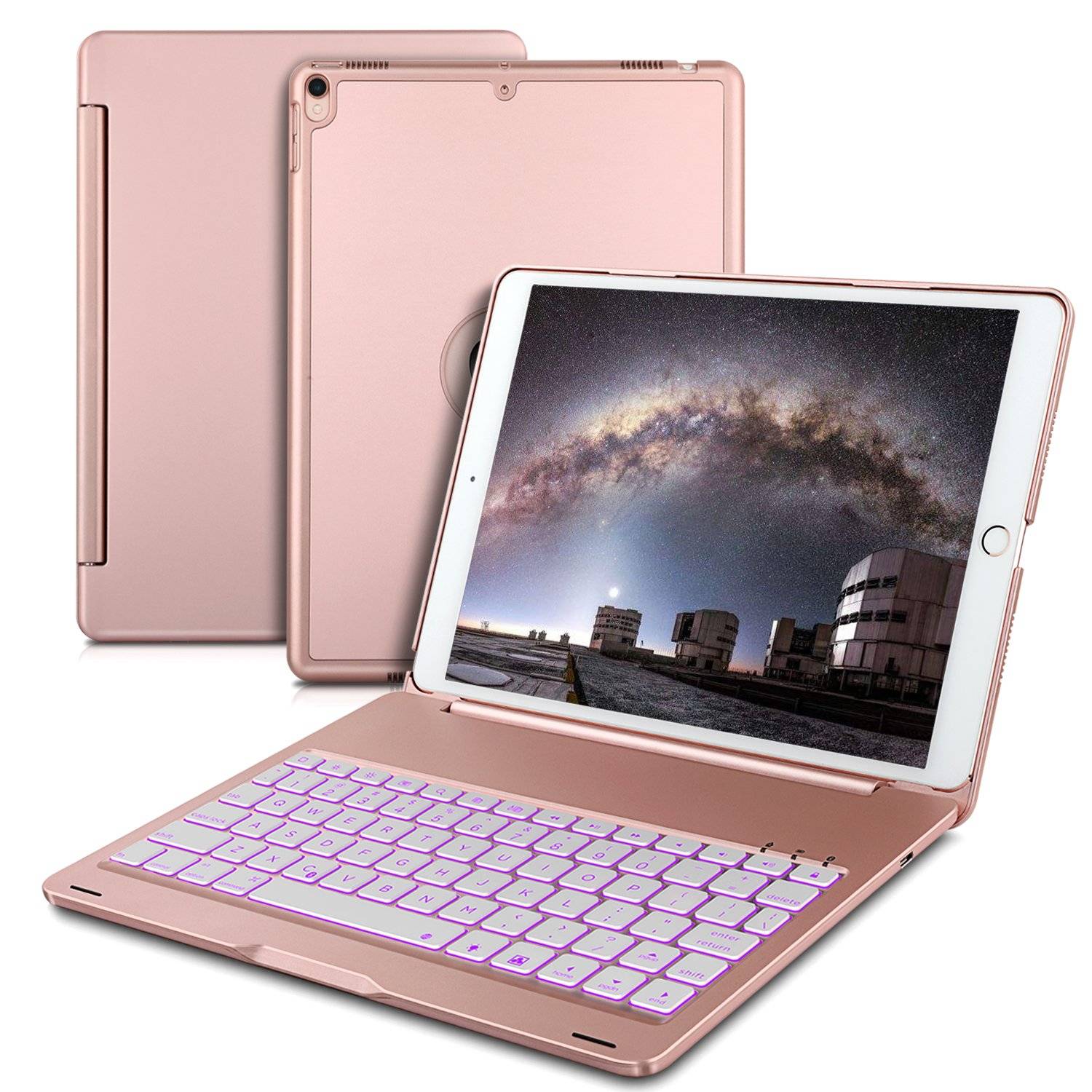 iPad ケース キーボード 7色バックライト式 APPLE iPad Pro 10.5