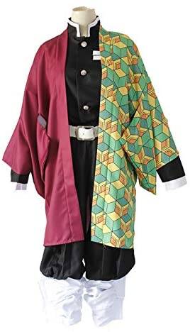 鬼滅の刃 冨岡 義勇 衣装 とみおか コスプレ ぎゆう 鬼殺隊隊服 演出 コスチューム イベント仮装