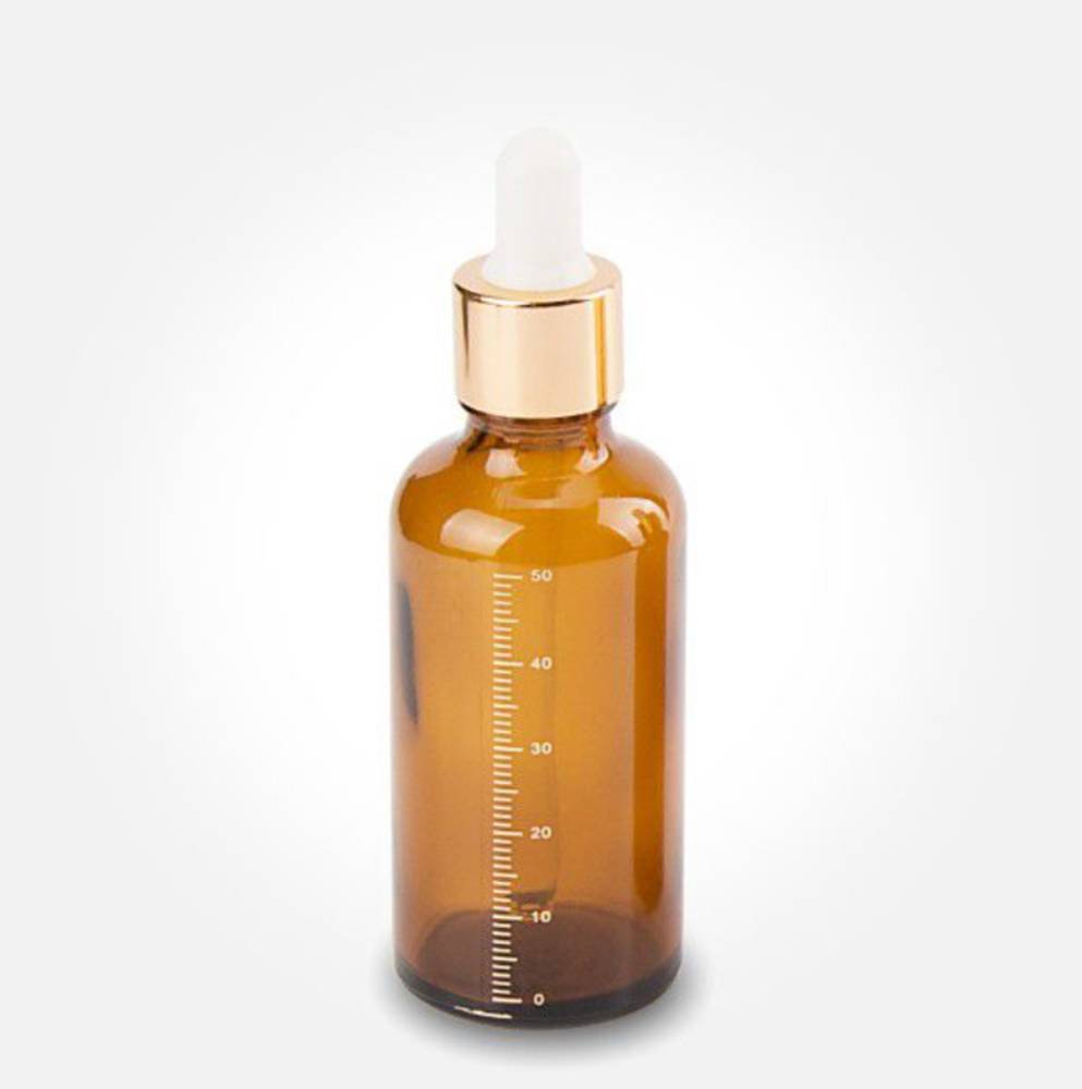 ガラスボトル DIY 遮光 50ml メモリ式 スポイト 電子タバコ 点眼ボトル 自作リキッド