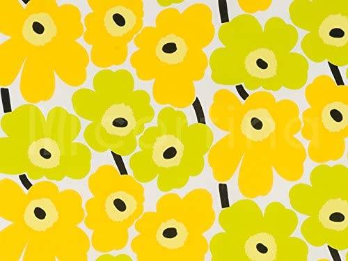 marimekko PIENI UNIKKO（ピエニウニッコ） イエロー 約70cm×50cm