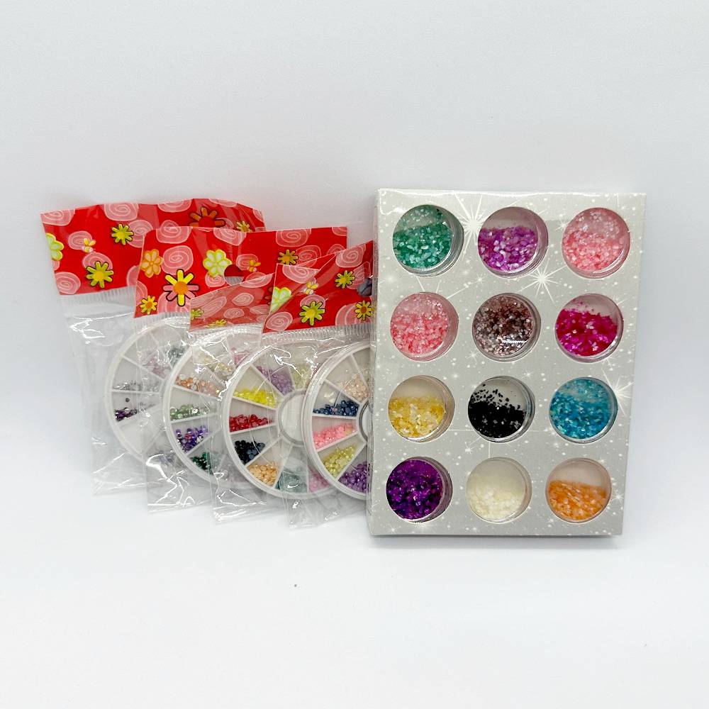ネイル パーツ セット ストーン ビーズ ラインストーン ジェルネイル デコパーツ 12色 カラフル ネ  2